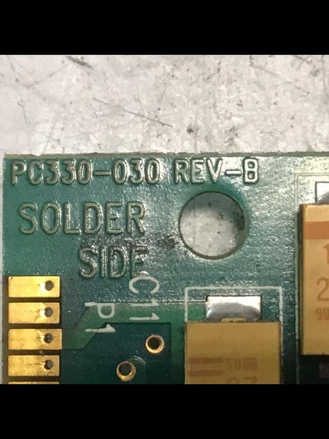 Used VAN DORN Sequencer Circuit Board PC330-029 330-029 #144363