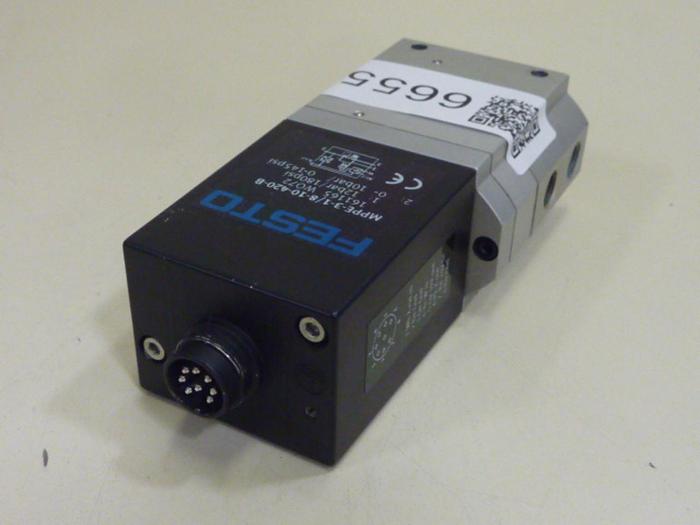 Used FESTO Proportional Pressure Regulator MPPE-3-1/8-10-420-B #66551