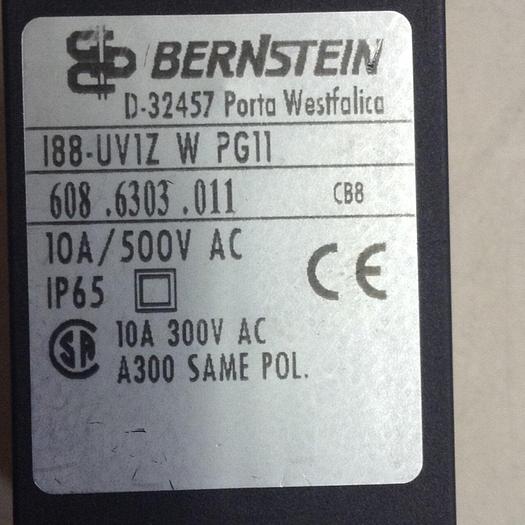 Used BERNSTEIN Limit Switch 608.6303.011 #85013