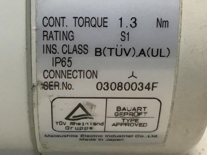 Used PANASONIC Servo Motor MSMA042A1A #128298