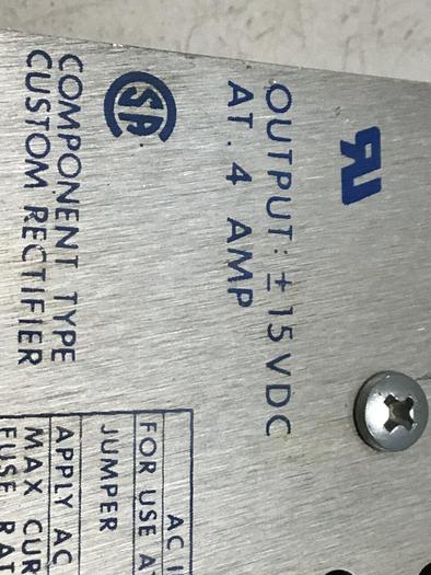 Used POWER ONE Power Supply HAD15-0.4-A #129254