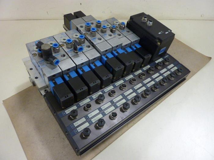 Used FESTO Control Block / Valve Terminal IFB8-02 #52828