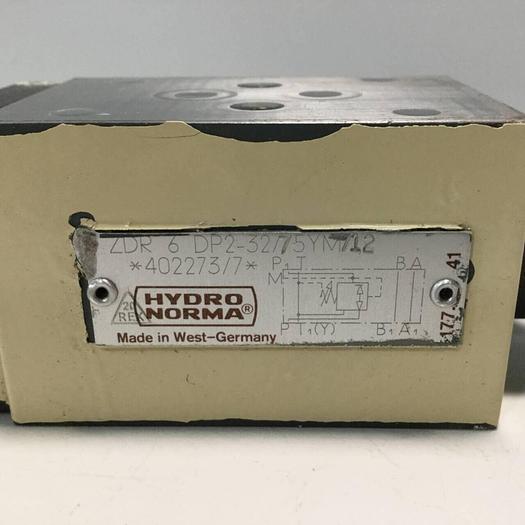 Used HYDRONORMA Valve ZDR6DP232/75YM/12 #97478