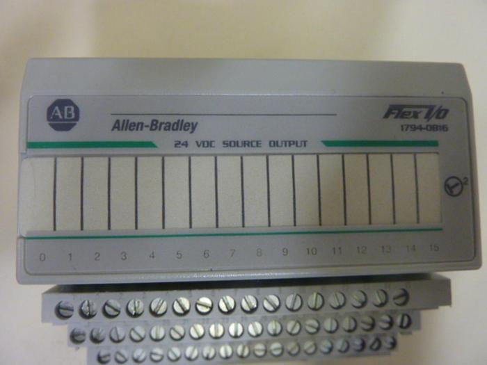 Used ALLEN BRADLEY I/O Module 1794-OB16 SER A #50501