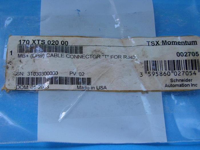 SCHNEIDER AUTOMATION INC Modbus Connector 170-XTS-250-00 #8688