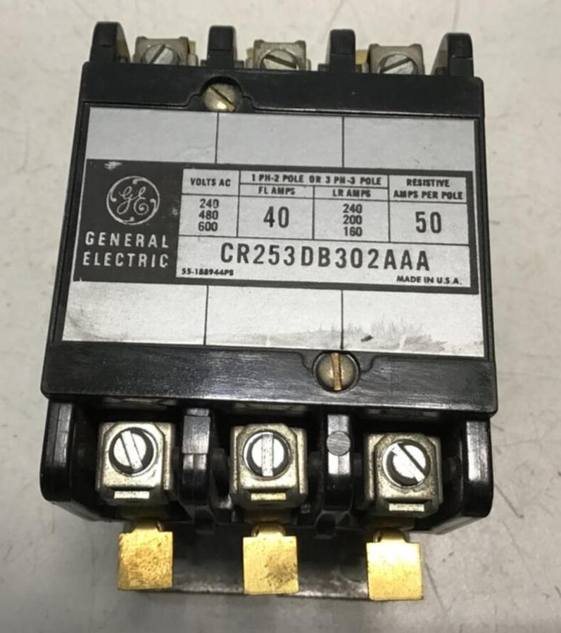 Used GENERAL ELECTRIC / GE Contactor CR253DB302AAA USED