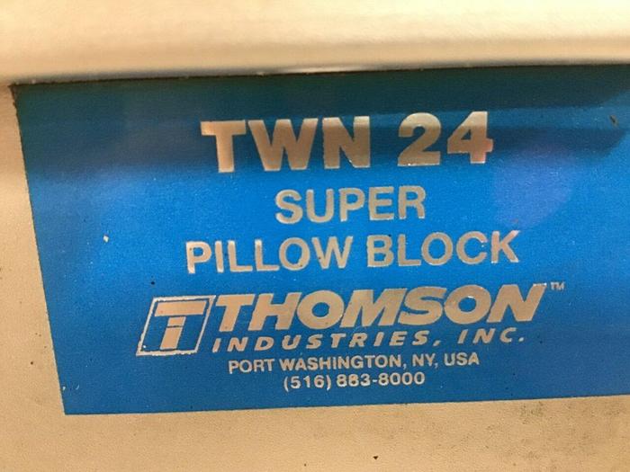 Used THOMPSON Twin Pillow Block Linear Bearing TWN 24 OPN #141153