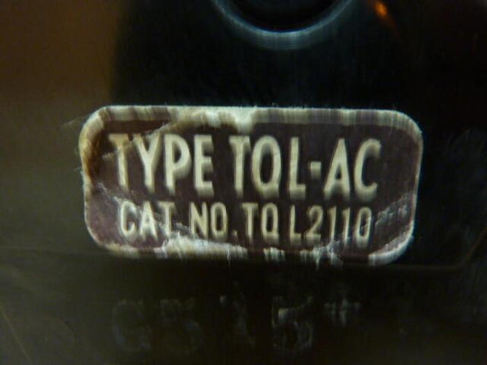 Used GENERAL ELECTRIC / GE 10 Amp Circuit Breaker TQL2110 #29484