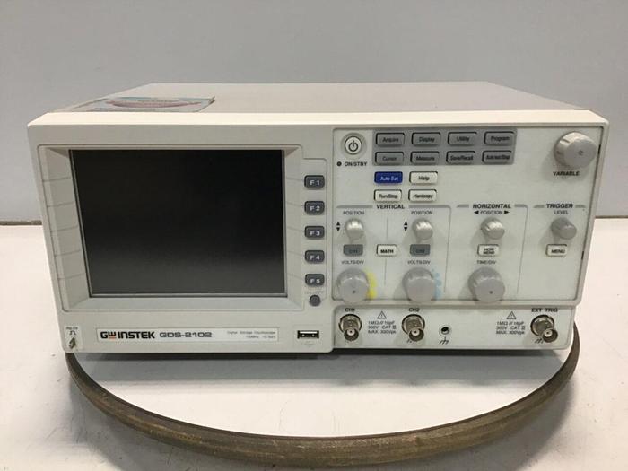 Used GW INSTEK Digital Storage Oscilloscope GDS-2102 #107327