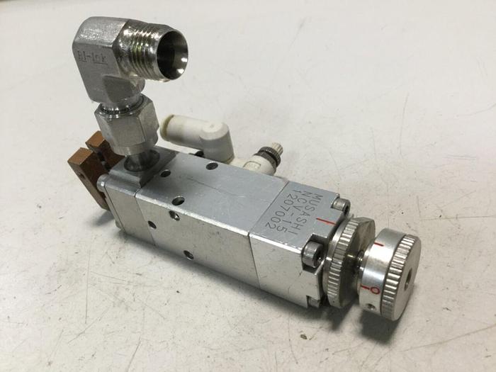 Used MUSASHI ELECTRIC KEIKI Pneumatic Dispenser Valve NCV-15 #108029