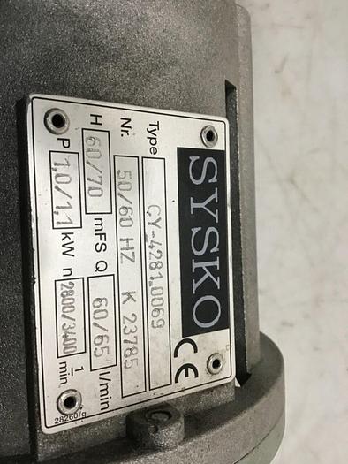 Used SYSKO CORPORATION Pump & 3 PH Motor CY-4281.0069 #125324