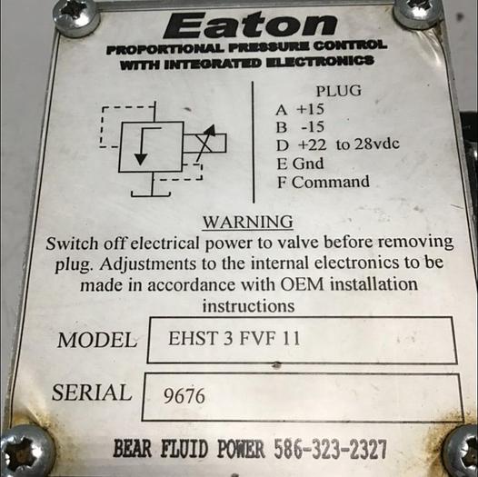 Used VICKERS Proportional Valve EHST-3-FVF-11 USED