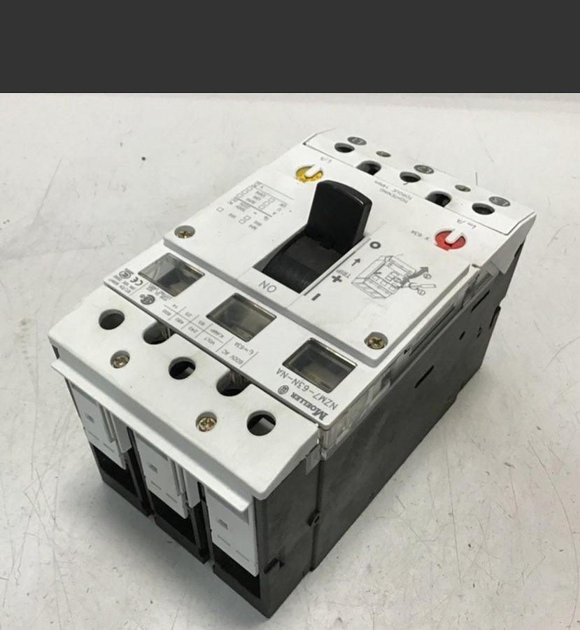 Used MOELLER 63 Amp Circuit Breaker NZM7-63N-NA USED