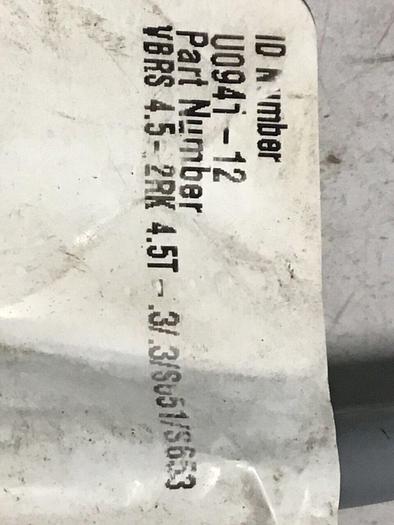 Used TURCK ELEKTRONIK Molded Connector Cable VBRS4.5-2RK 4.5T #128497