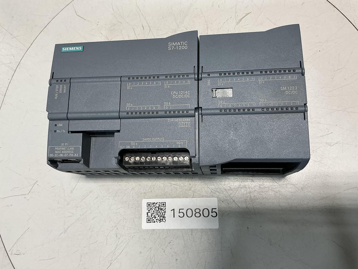 Used SIEMENS CPU 1214C