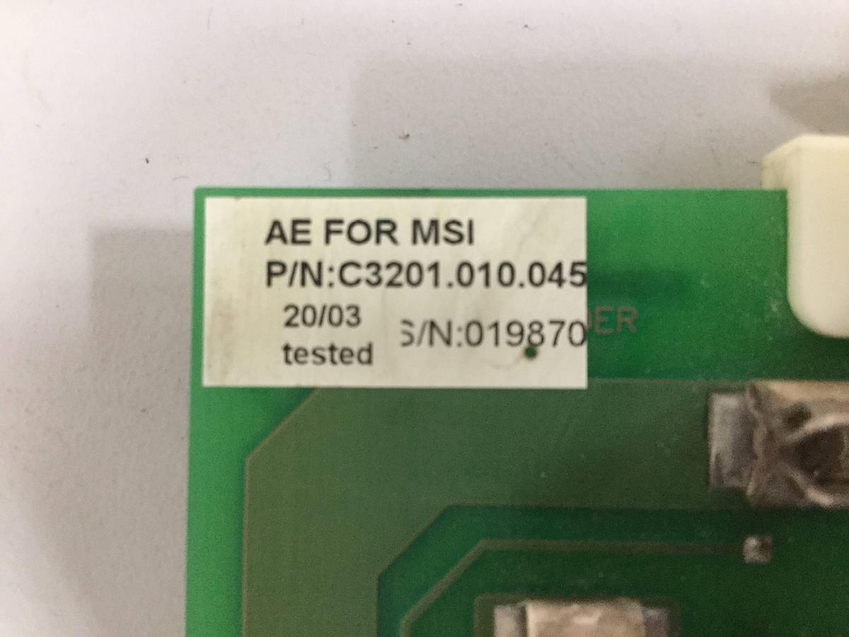 Used AMERICAN MSI Control Board C3201.010.045 Used