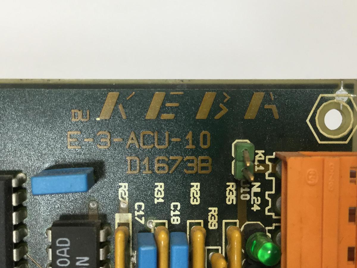 Used KEBA Circuit Board E-3-ACU-10 D1673B Used