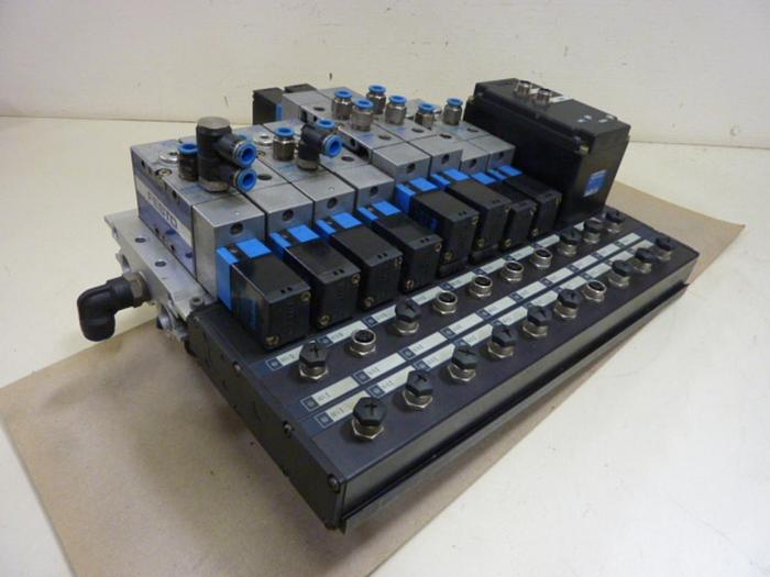 Used FESTO Control Block / Valve Terminal IFB8-02 #52868
