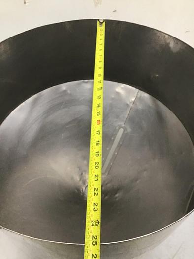 Used METAL FABRICATOR Hopper w/ Lid HOPPER USED #128601