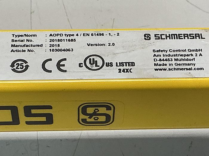 Used SCHMERSAL SLG440COM-E-0800-03