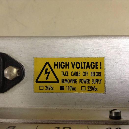 Used GEFRAN Card Rack RACK244 #82244