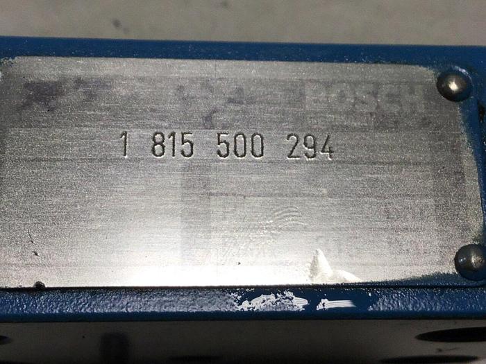 Used BOSCH Valve 1 815 500 294 #120494