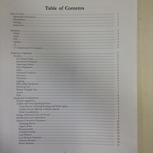 Used YALE Guide to Lift Truck GUIDE891 #70891