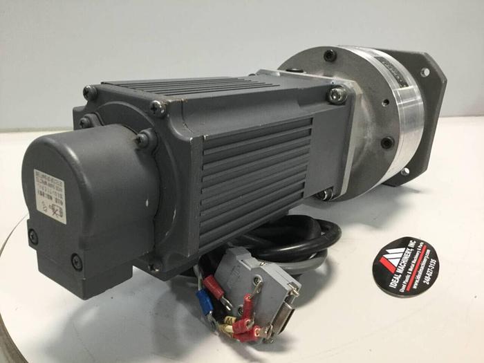 Used MITSUBISHI Servo Motor w/ Gear Motor HA-FH33B Used