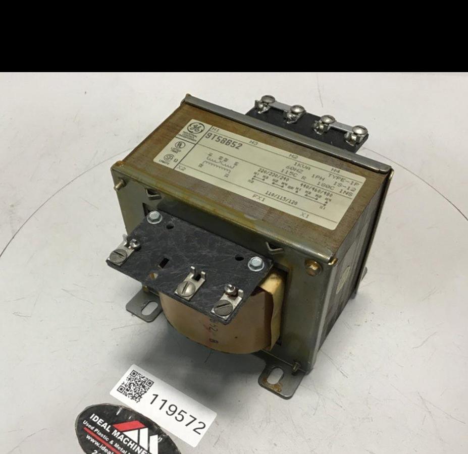 Used GENERAL ELECTRIC 1.0 kVA Transformer 9T58B52 USED