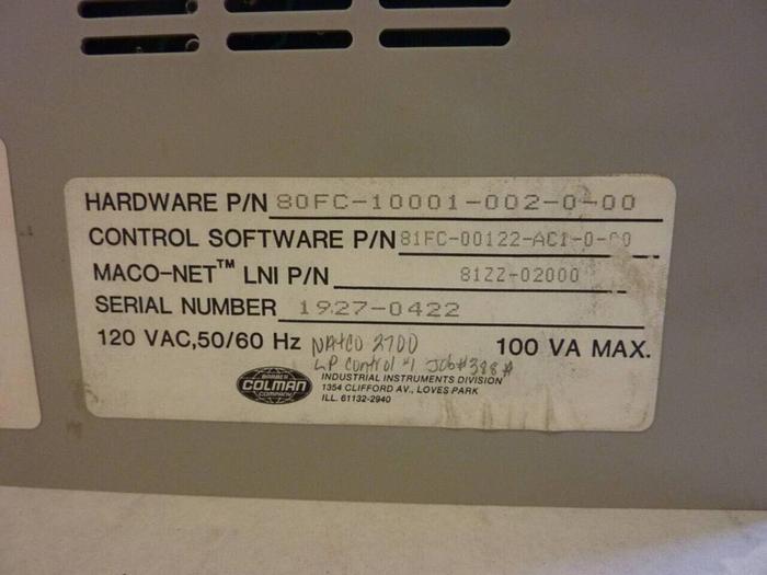 Used BARBER COLMAN Positioning Module 80FC-10001-002-0-00 USED