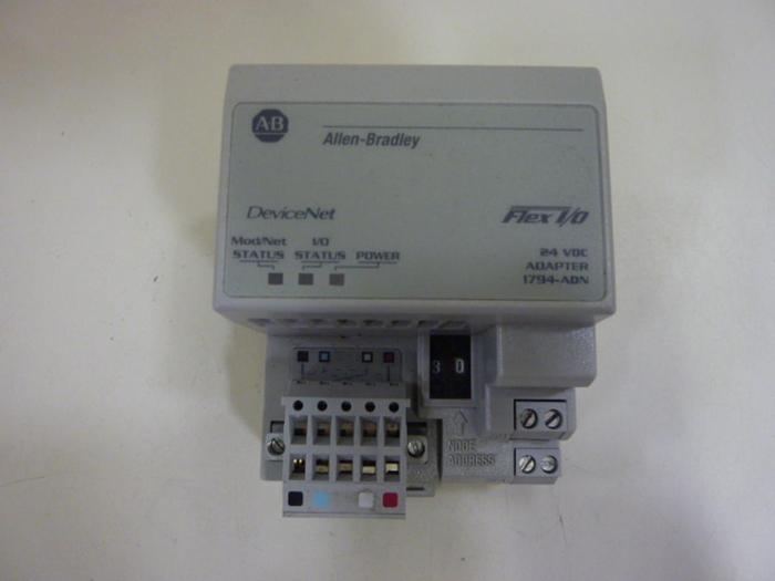 Used ALLEN BRADLEY Devicenet Adapter 1794-ADN SER B #60605