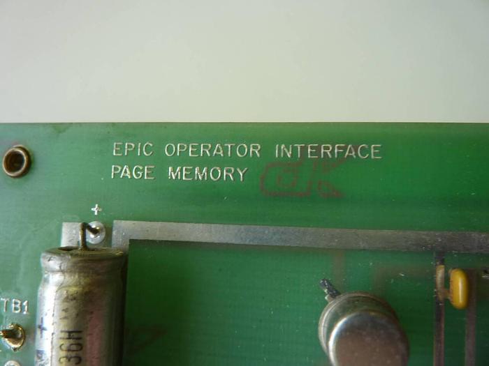 Used SCI Epic Operator Interface Board 22939 REV T USED