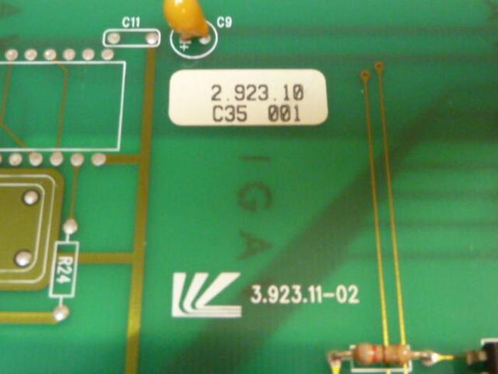 Used LANG MFG CO Circuit Board 3.923.11-02 #34057