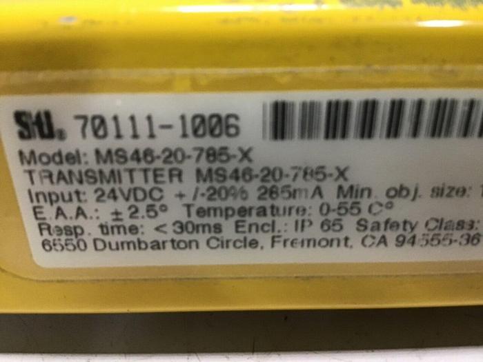 Used STI Light Curtain MS46-20-785-X #130190