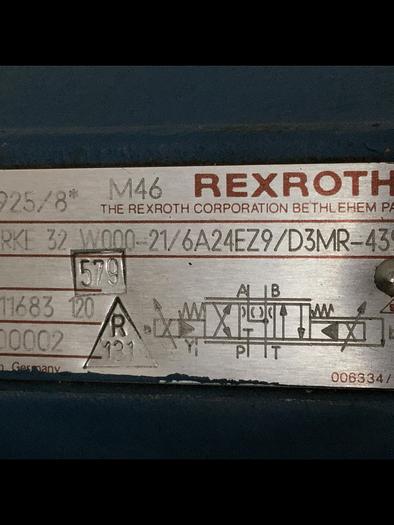 Used REXROTH Servo Valve 4WRKE32W000216A24EZ9D3MR439 Used