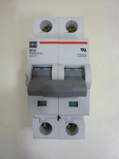 Used CUTLER HAMMER 10 Amp Circuit Breaker WMSB10 #64559