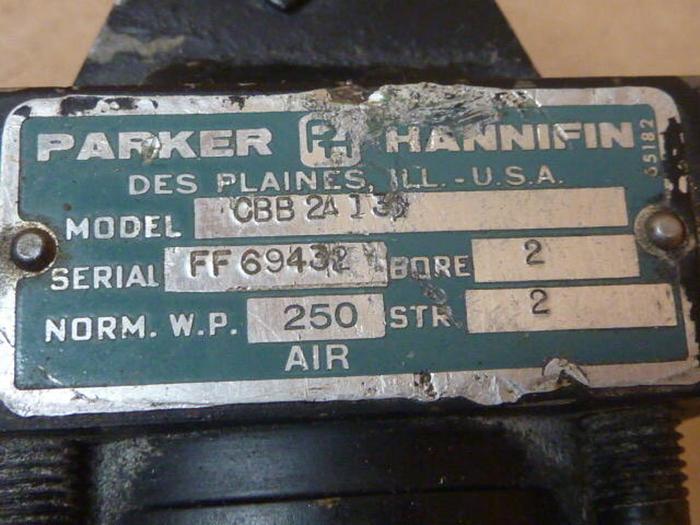 Used PARKER HANNIFIN Cylinder CBB 2A 130 #32304