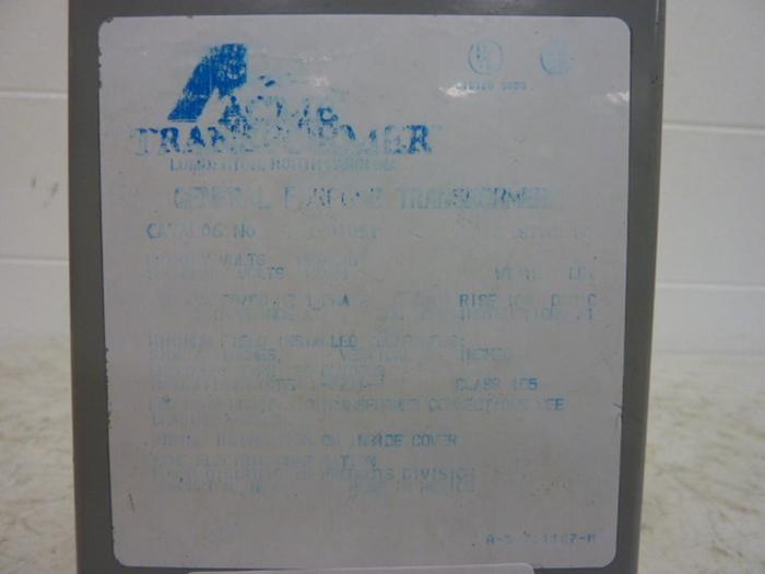 Used ACME ELECTRIC Transformer T-1-8-1051 #56469
