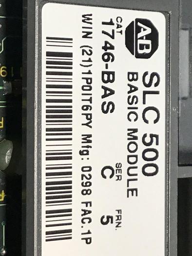 Used ALLEN BRADLEY Slot Card 1746-BAS SER C #119388