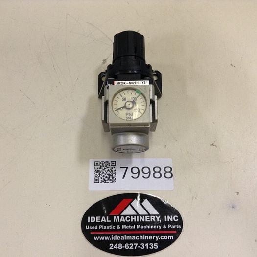 Used SMC Air Pressure Regulator AR20K-N02EH-YZ #79988