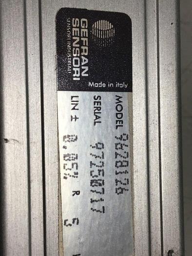 Used GEFRAN Linear Transducer 9628126 #137096