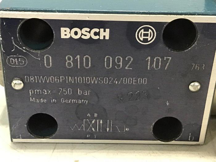 Used BOSCH Valve 0 810 092 107 #134301