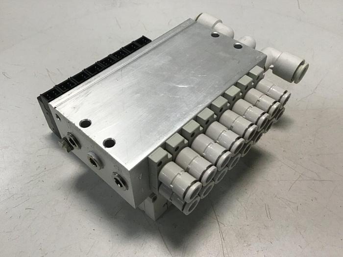 Used KOGANEI Manifold w/ Valves F10M8AJ #120931