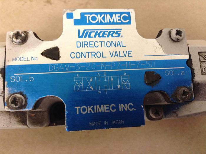 Used VICKERS Tokimec Directional Control Valve DG4V32CMP7H750 Used