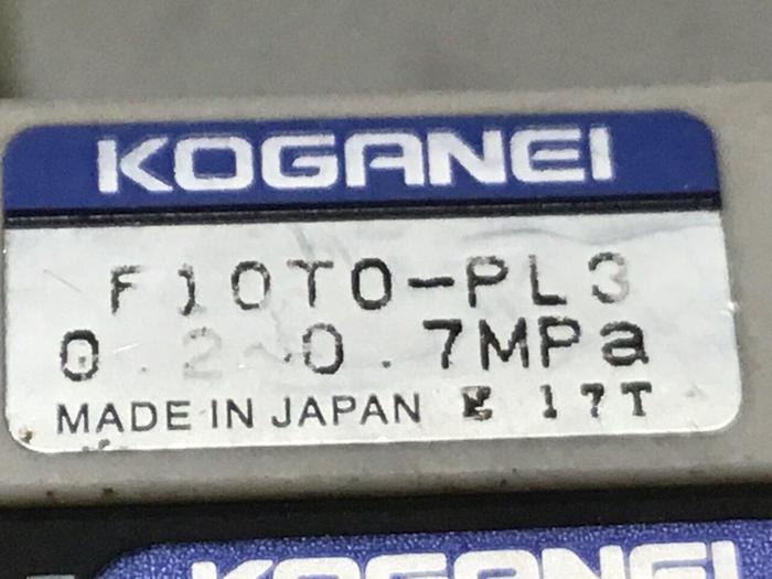 Used KOGANEI Manifold w/ Valves F10M10AJ #120925