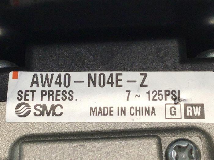 Used SMC Filter Regulator AW40-N04E-Z #117078