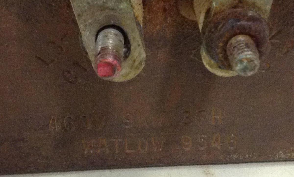 Used WATLOW 9 kW Heating Element U6-29-167-1 USED