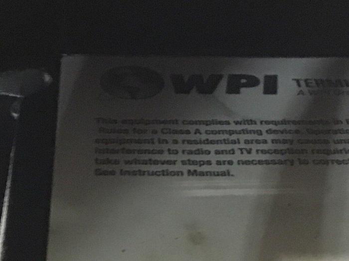 Used WPI Teach Pendant 278686 #128947