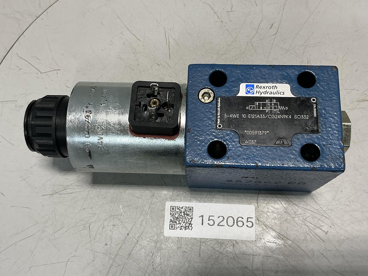 Used REXROTH 5-4WE 10 E121A33/CG24N9K4 SO332