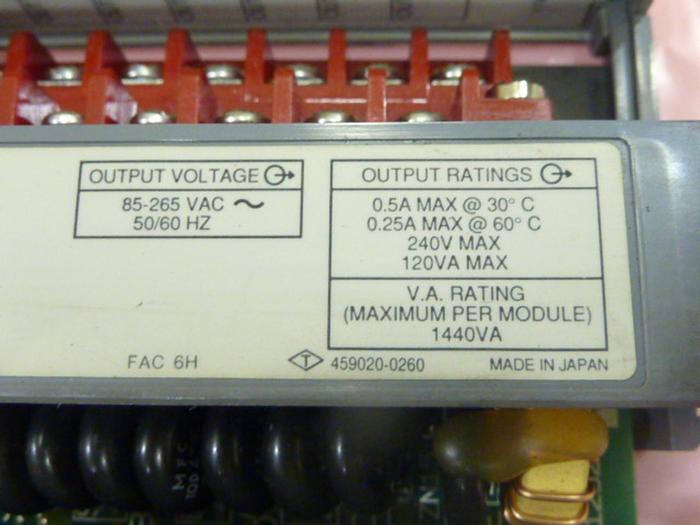 Used ALLEN BRADLEY Output Module 1746-OA16 SER B #43458